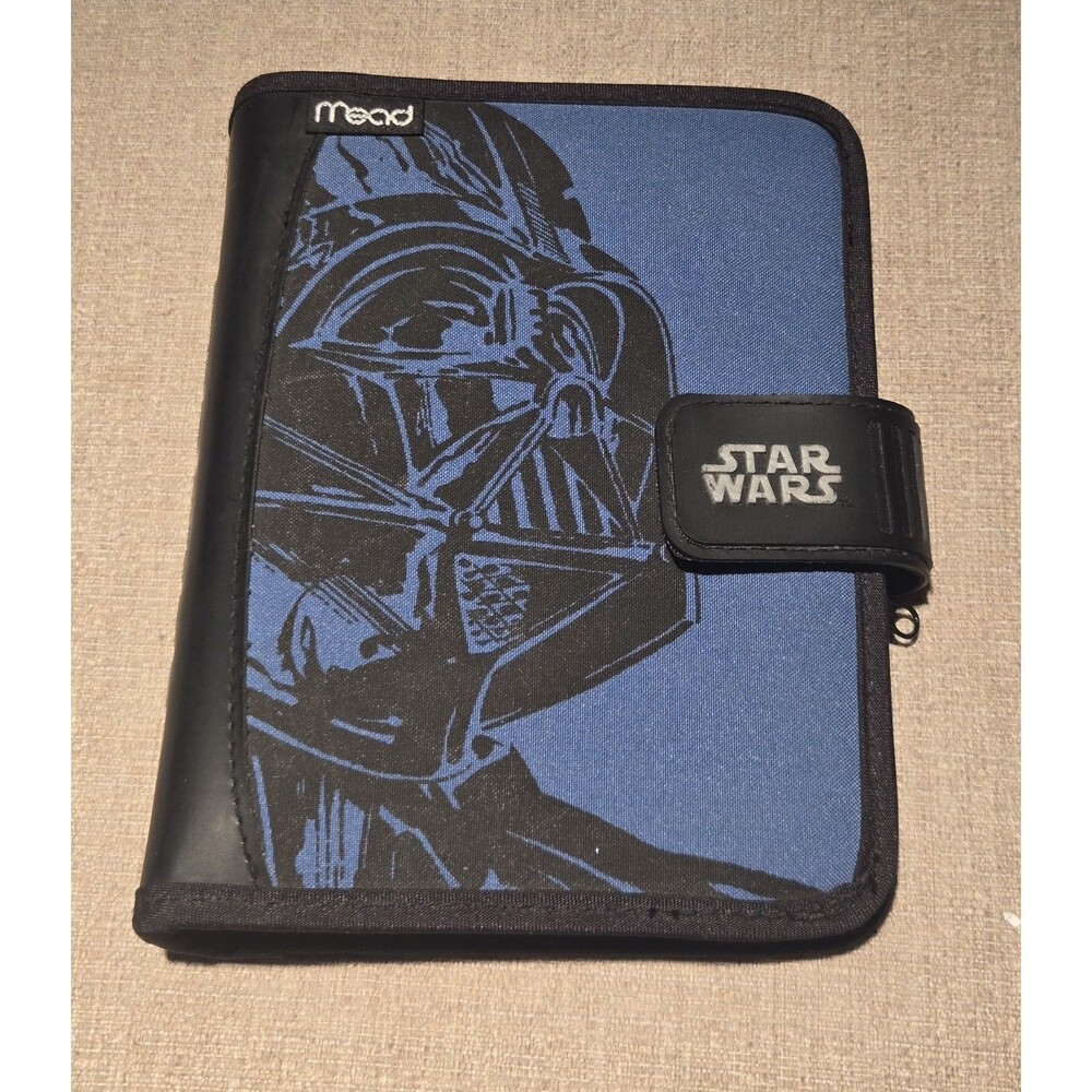 Vintage Mead Star Wars Darth Vader Student Day Planner Zip Binder w/ Inserts